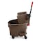 Rubbermaid Commercial 35 qt Mop Bucket and Wringer Combination, Brown, Plastic FG758088BRN - alternate 4